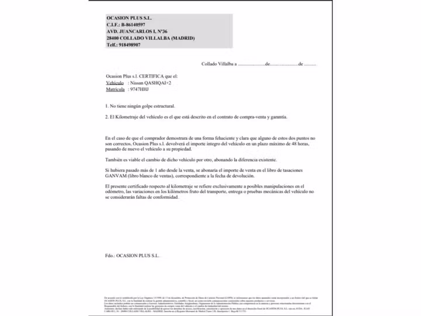 Certificado