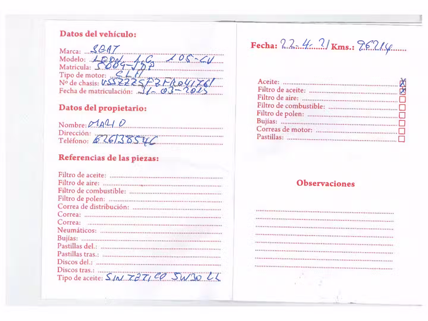 Mantenimiento