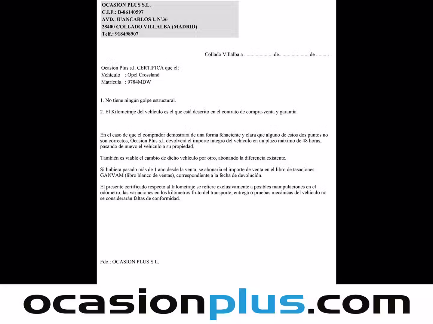 Certificado