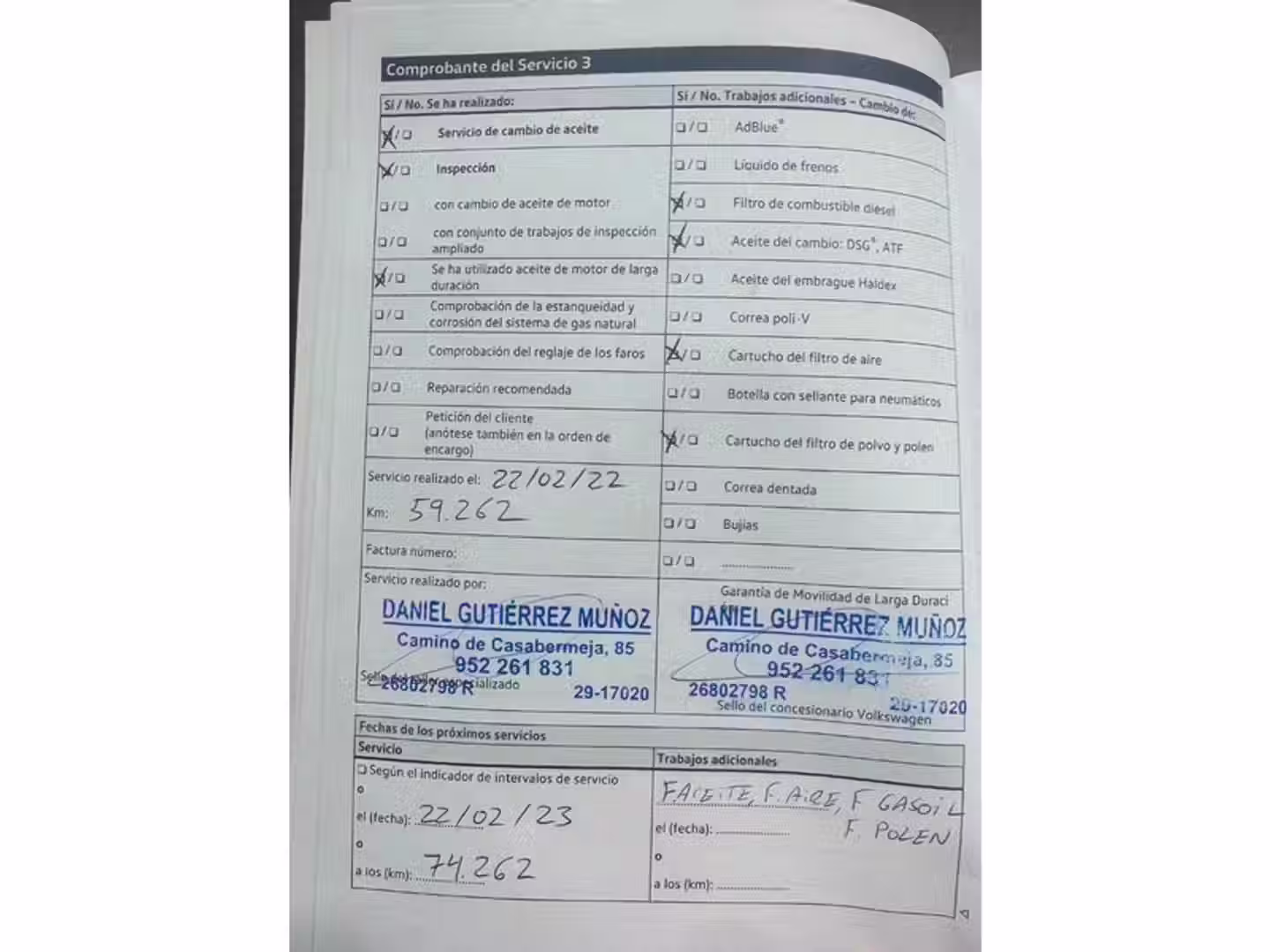 Mantenimiento