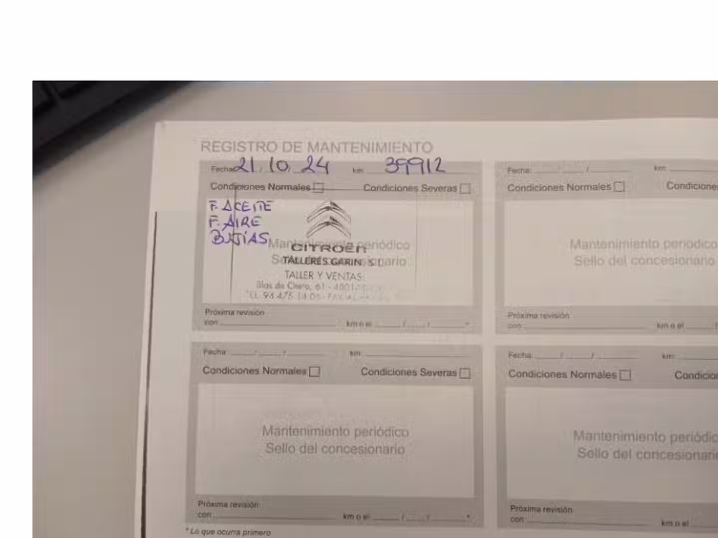 Mantenimiento