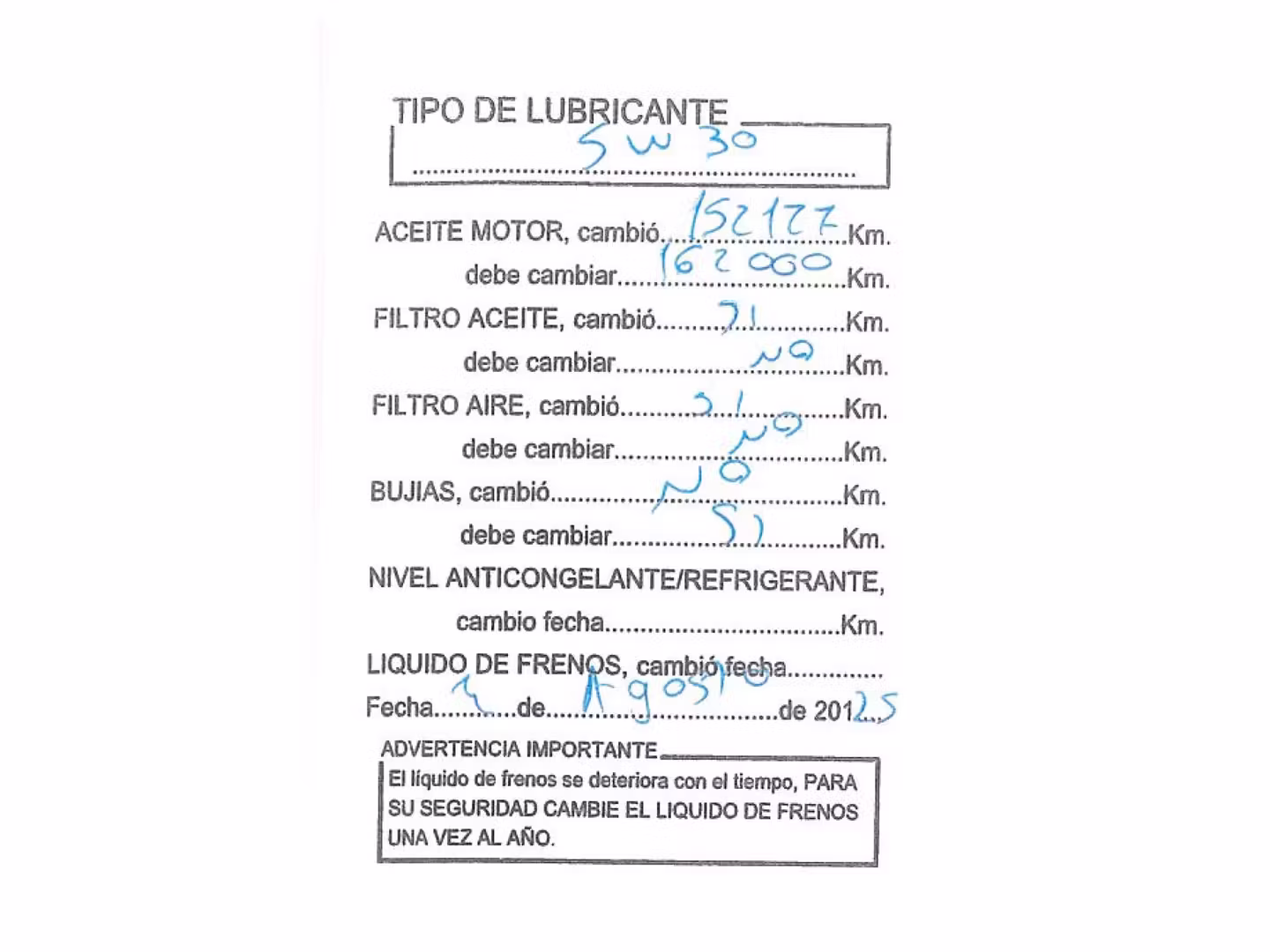 Mantenimiento