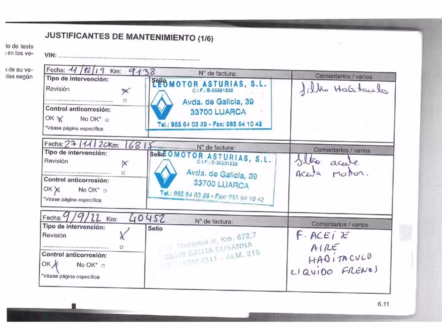 Mantenimiento