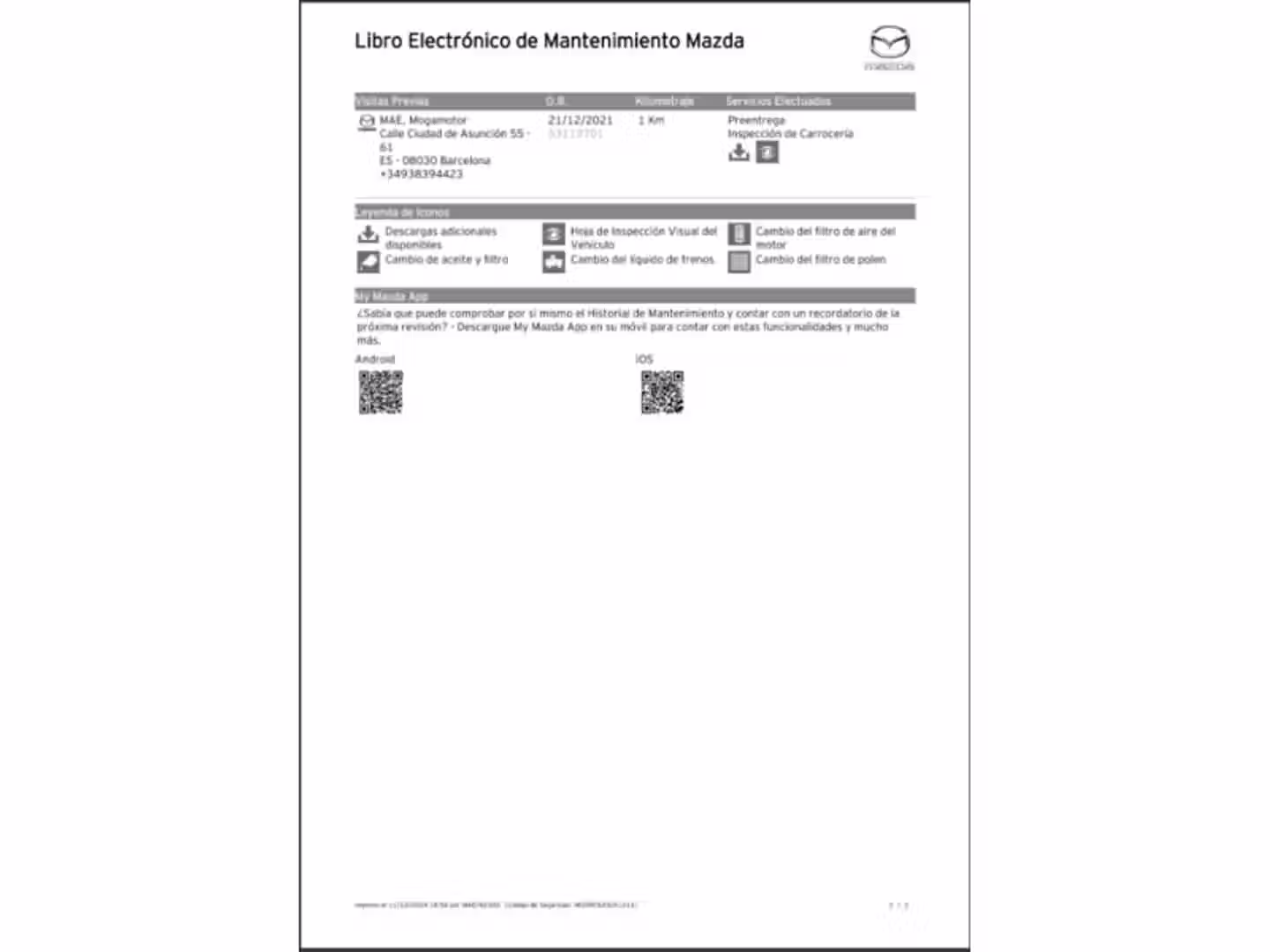 Mantenimiento