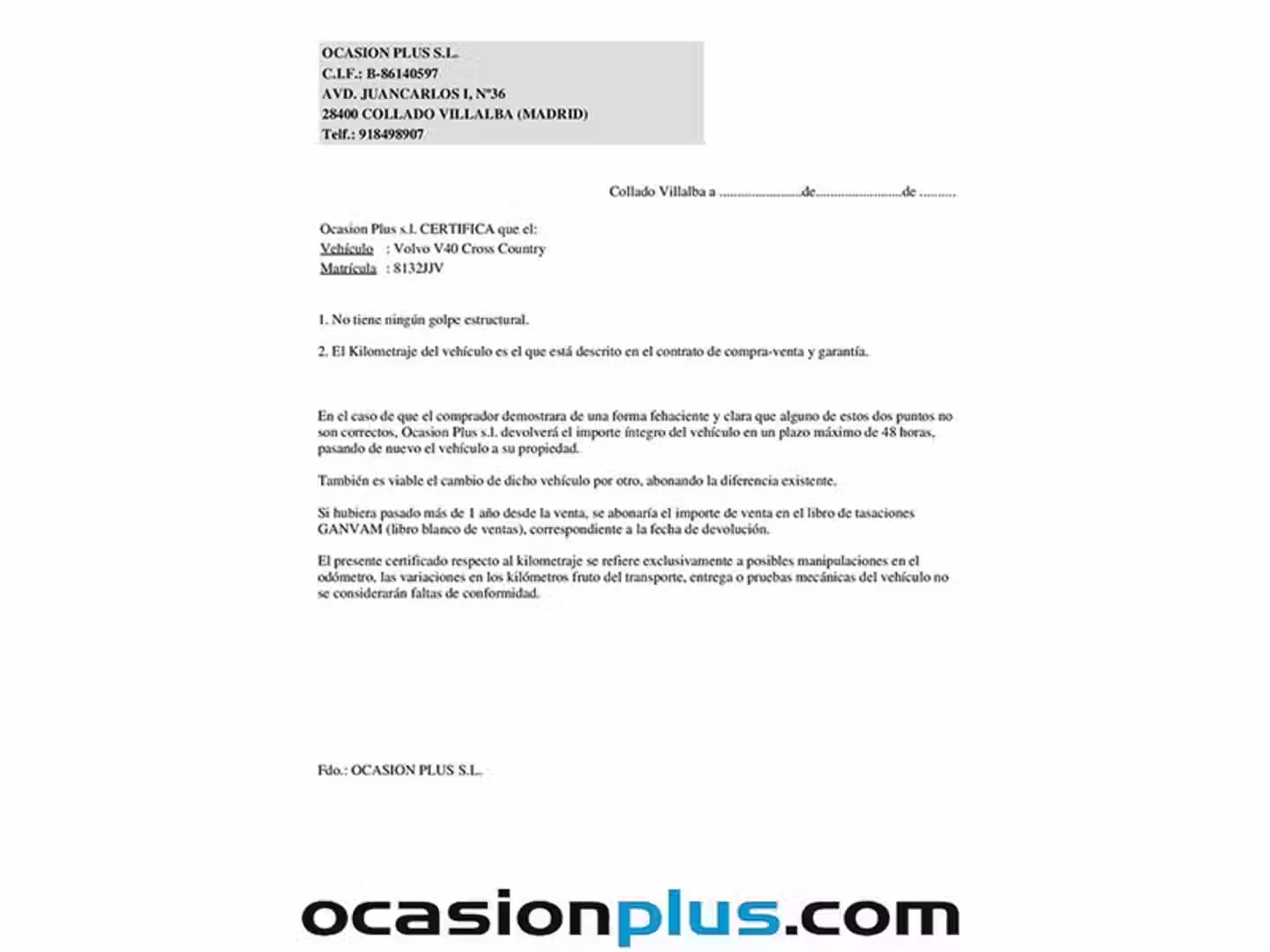 Certificado