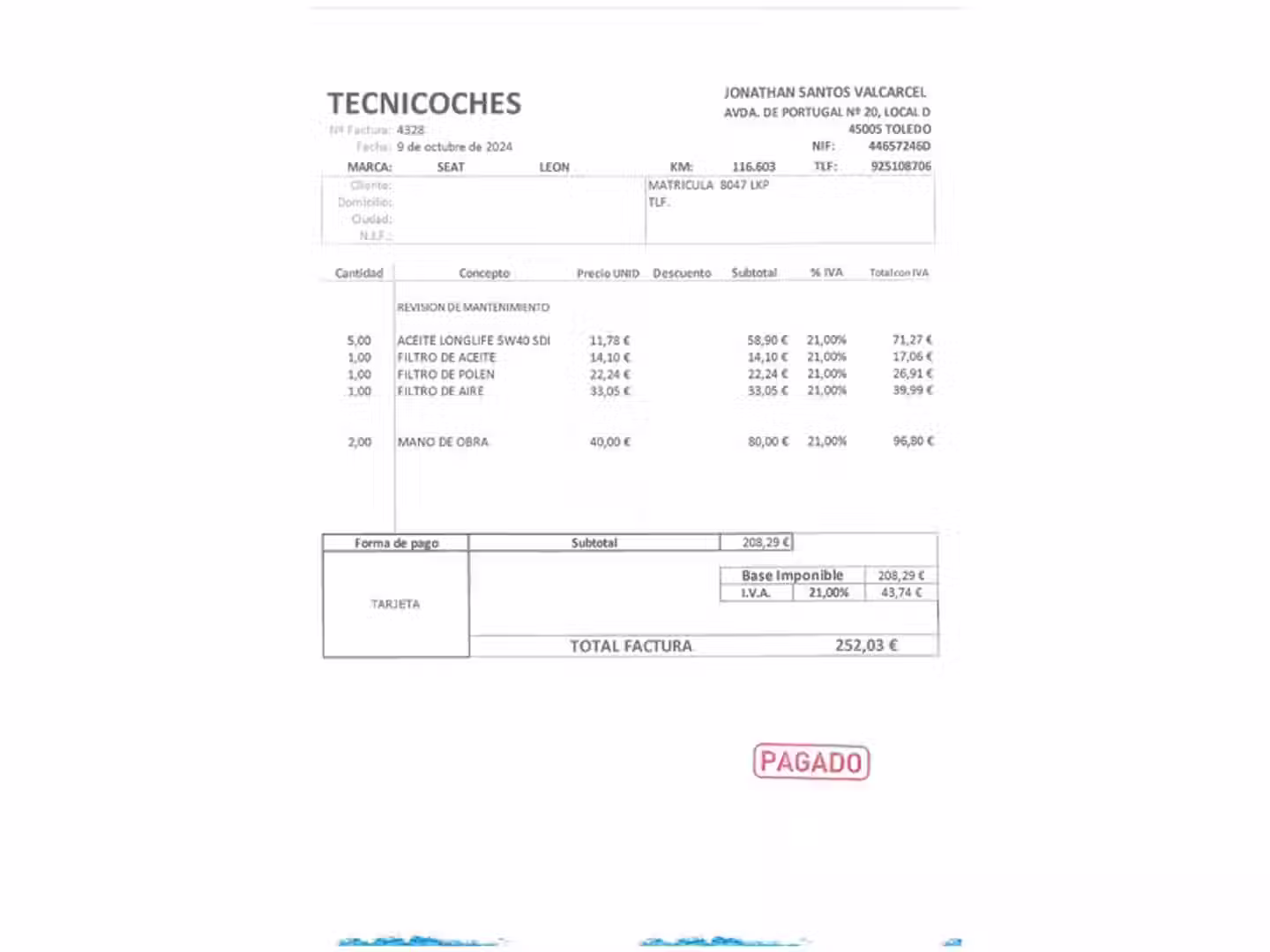 Mantenimiento