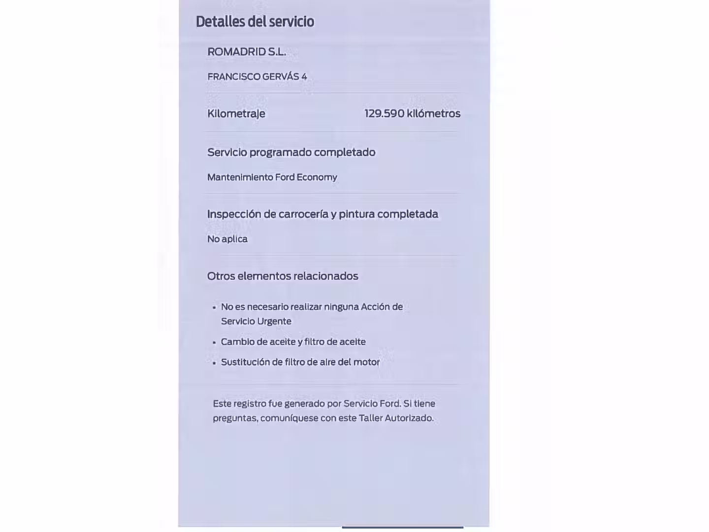 Mantenimiento