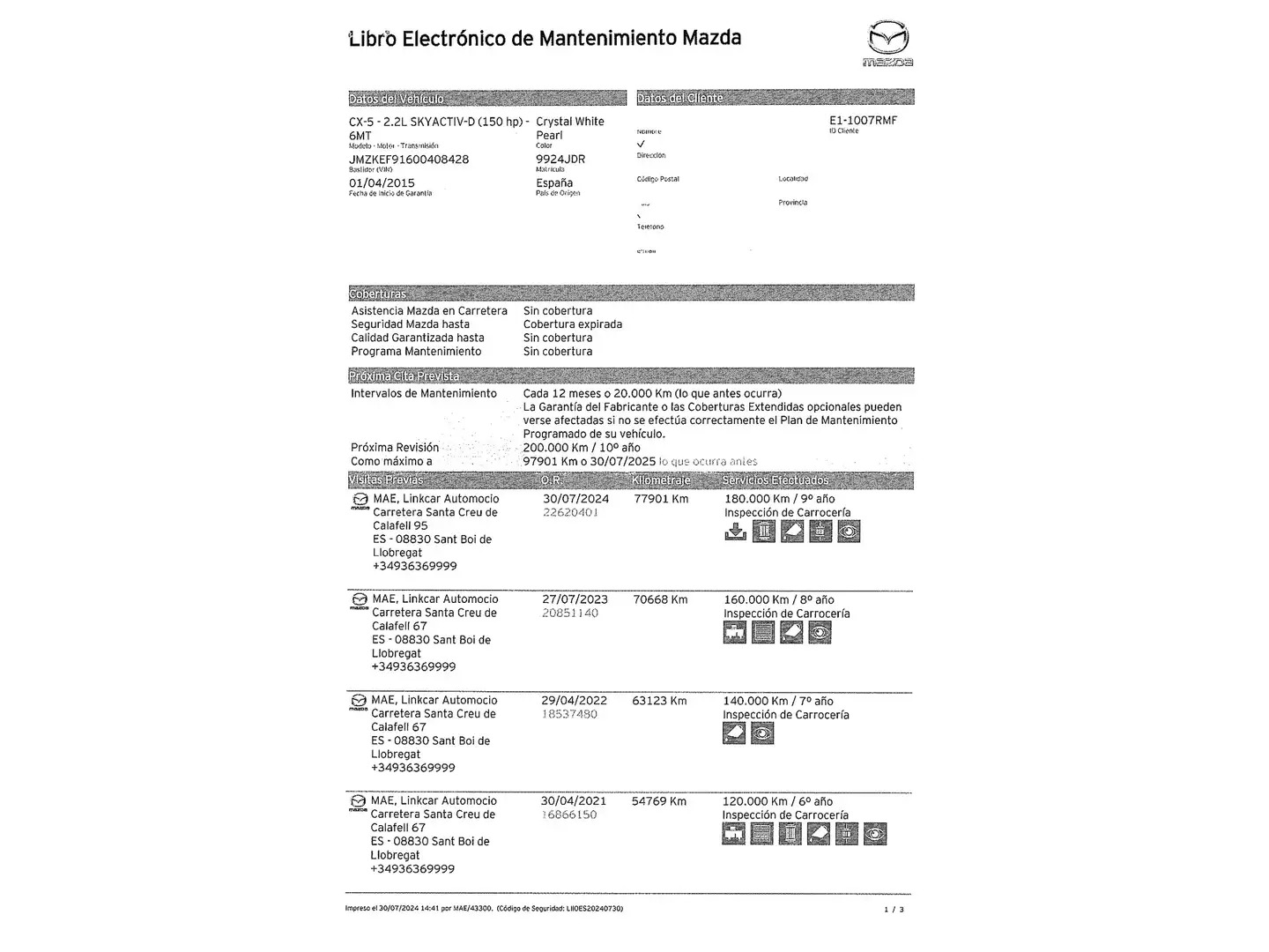 Mantenimiento