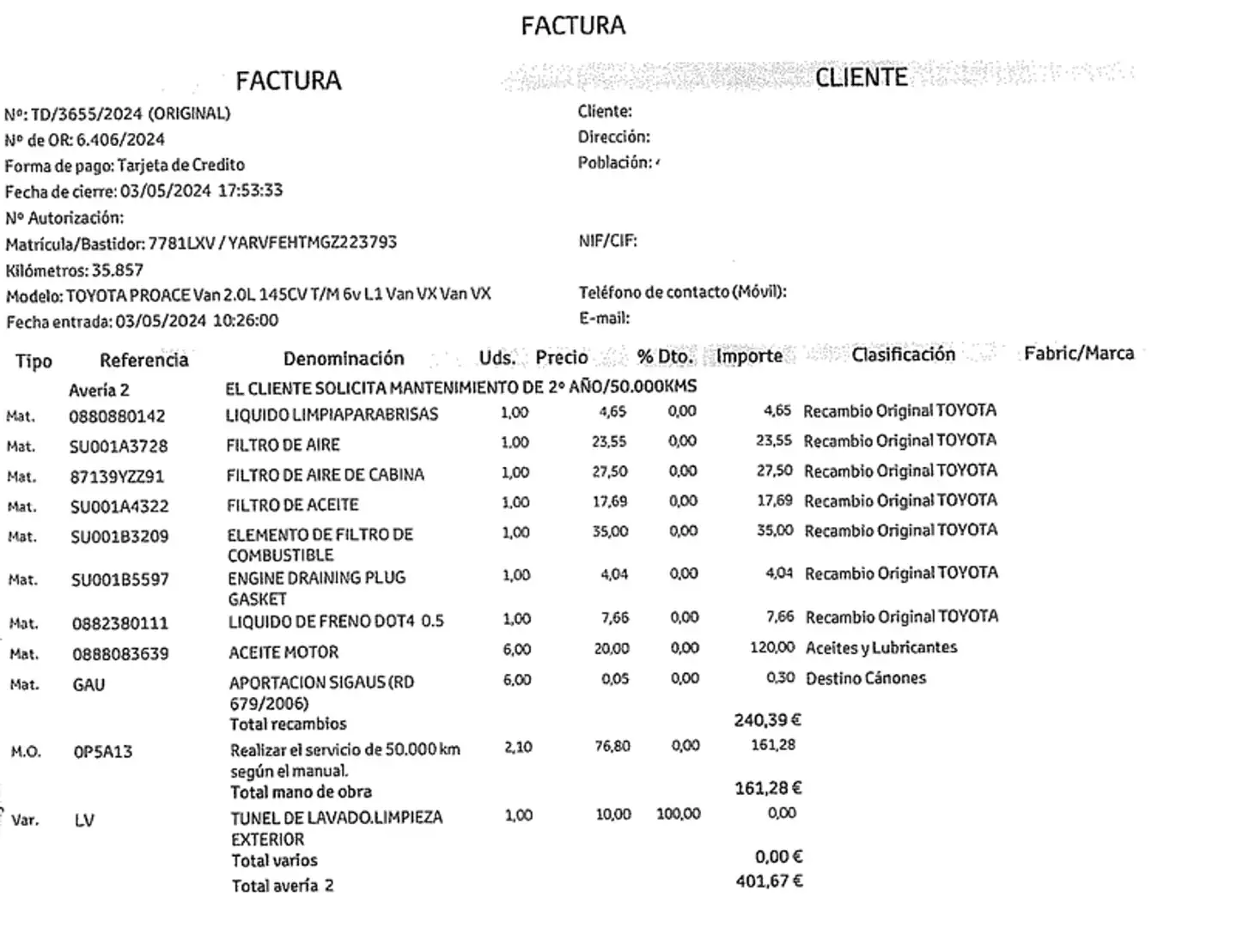 Mantenimiento