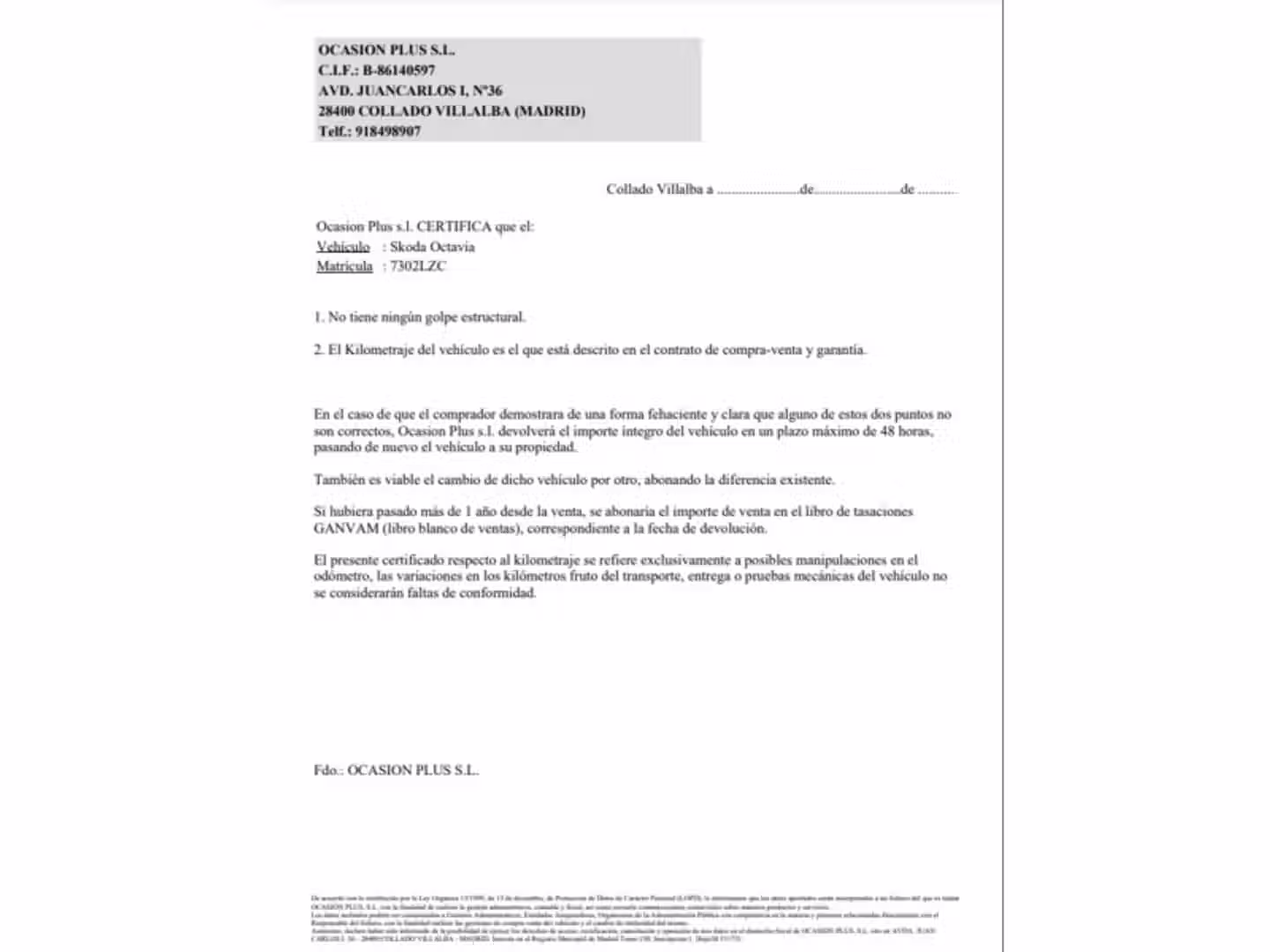 Certificado