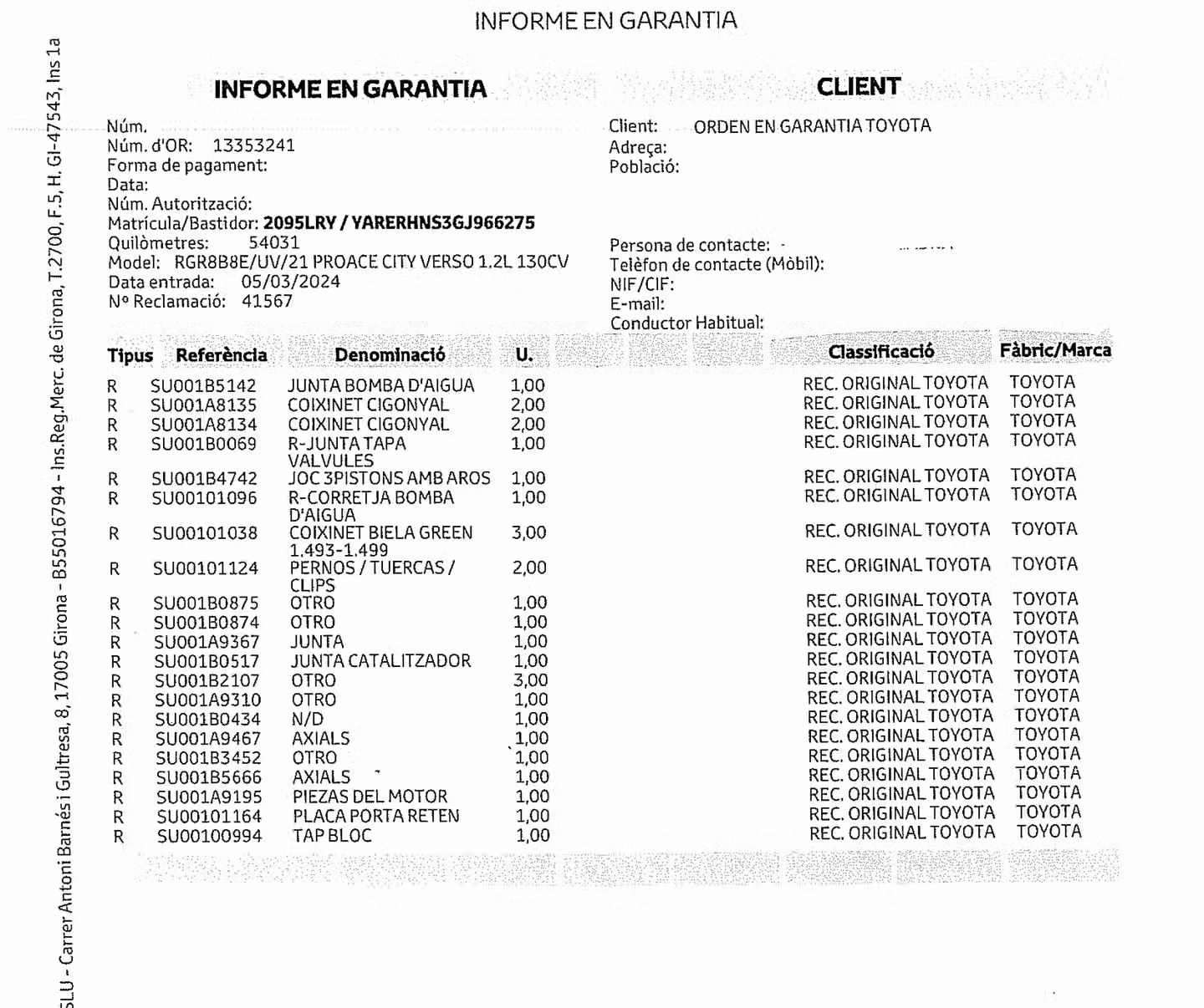 Mantenimiento