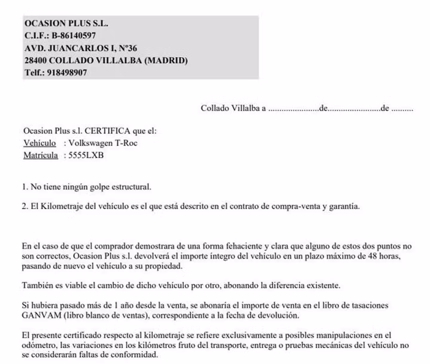 Certificado