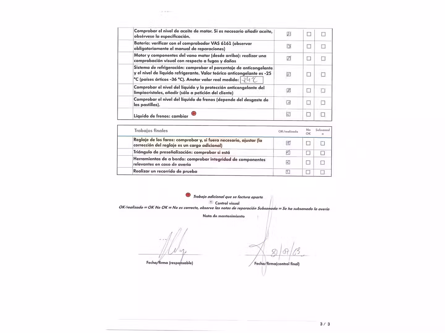 Mantenimiento