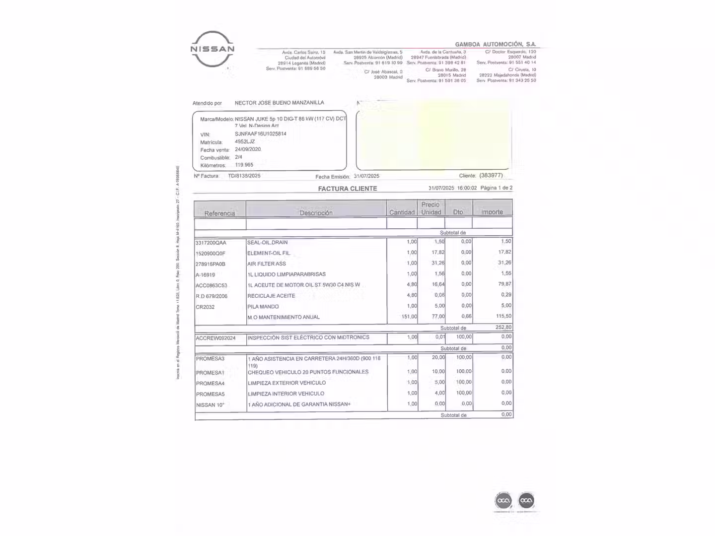 Mantenimiento