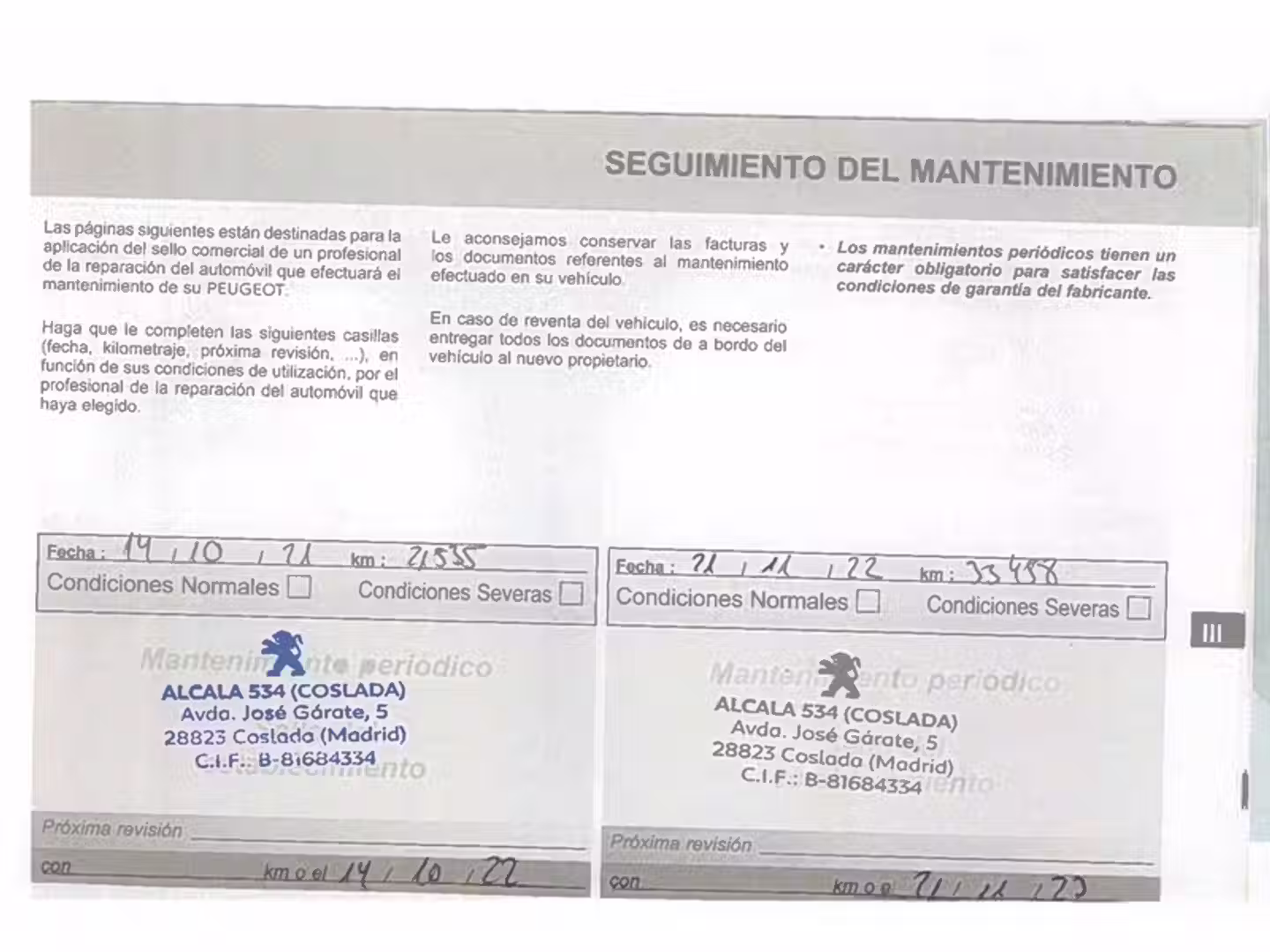 Mantenimiento
