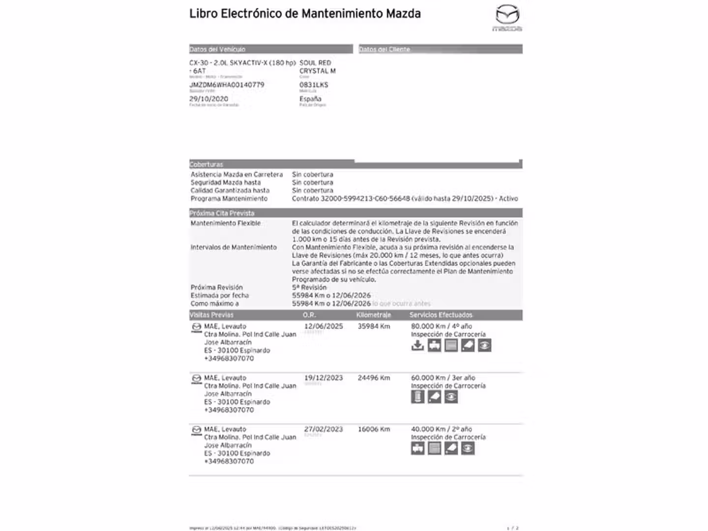 Mantenimiento