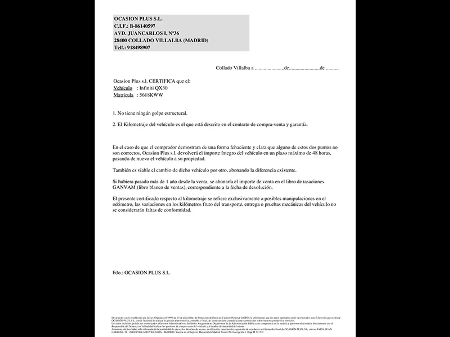Certificado