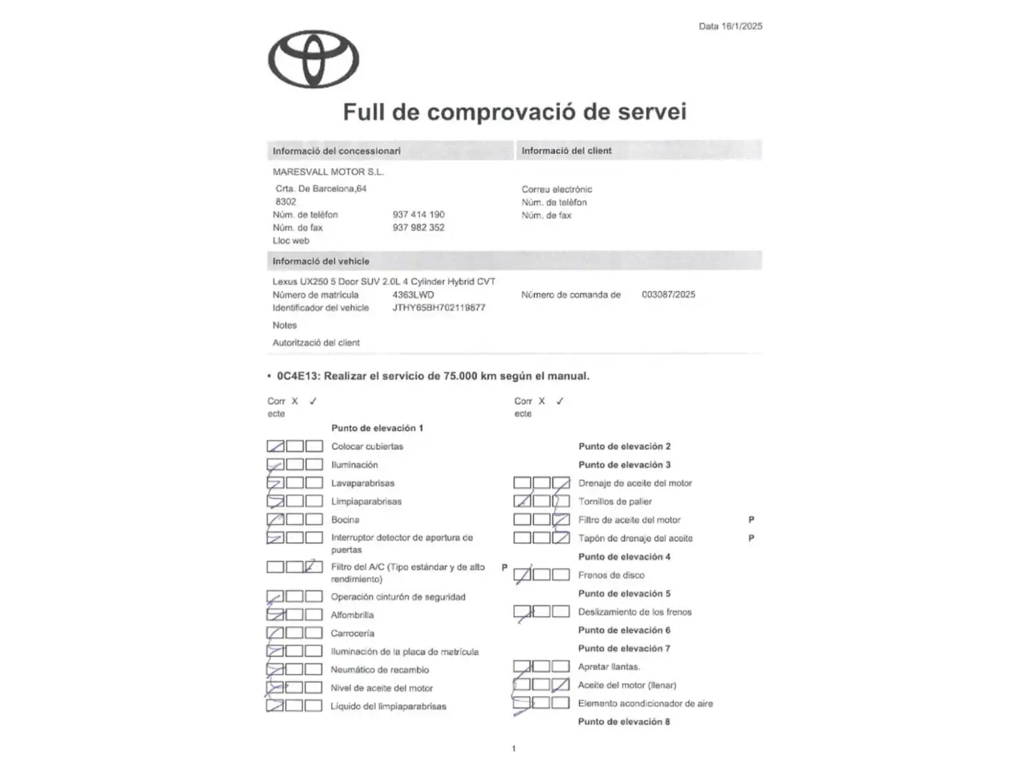 Mantenimiento