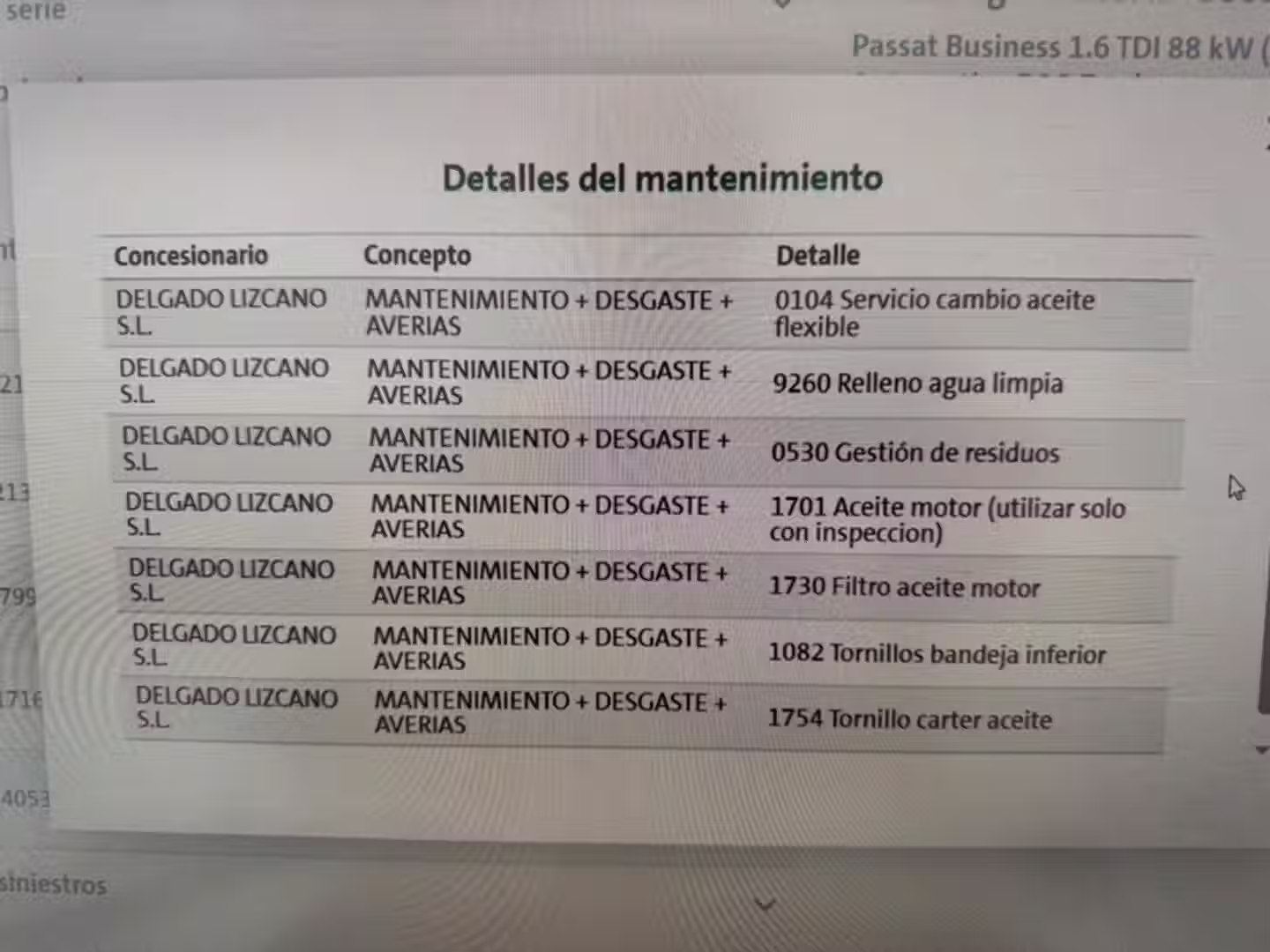 Mantenimiento