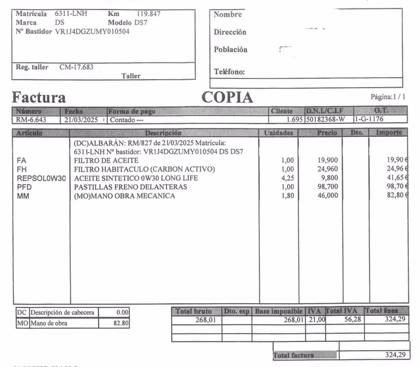 Mantenimiento