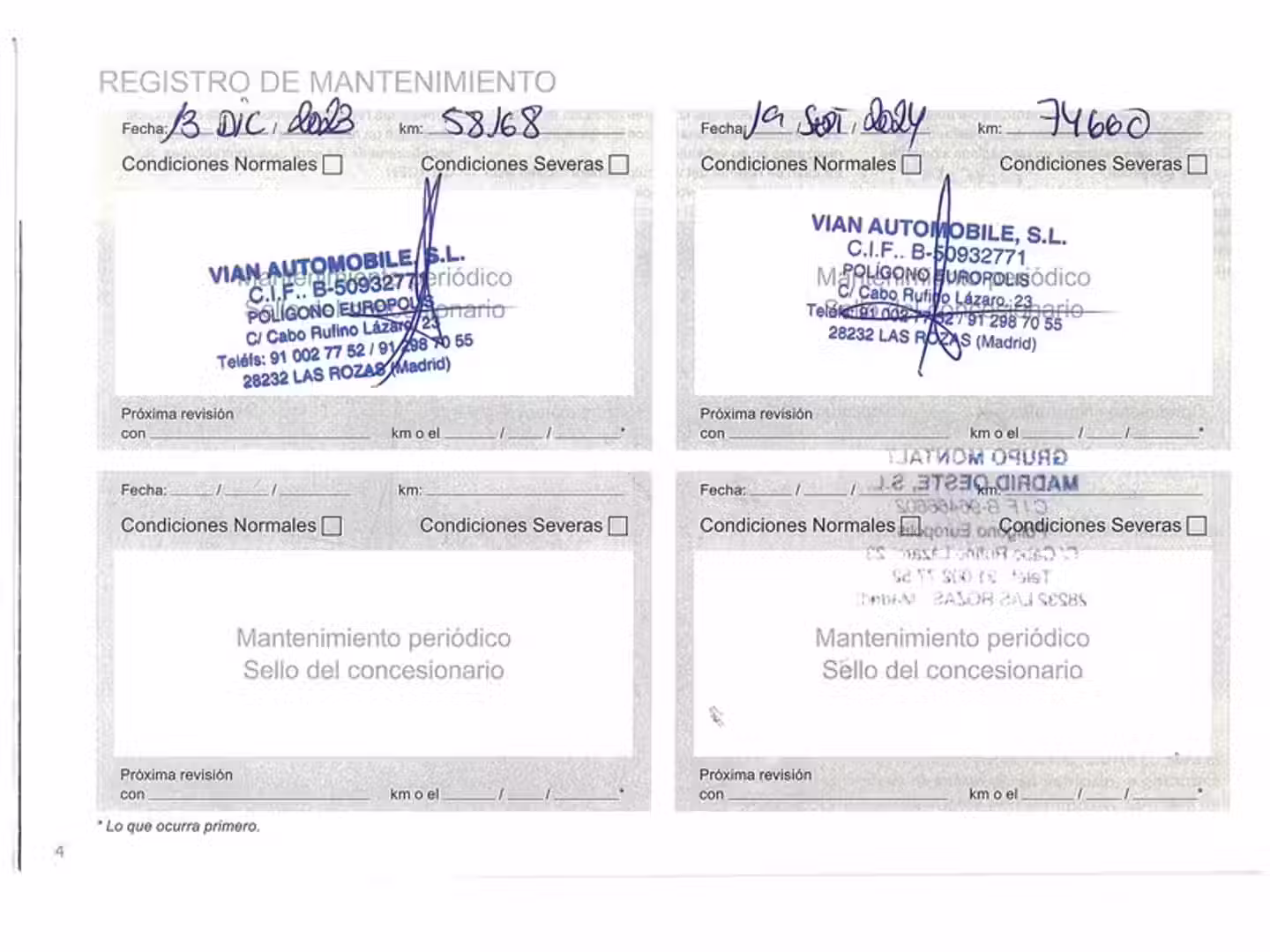 Mantenimiento