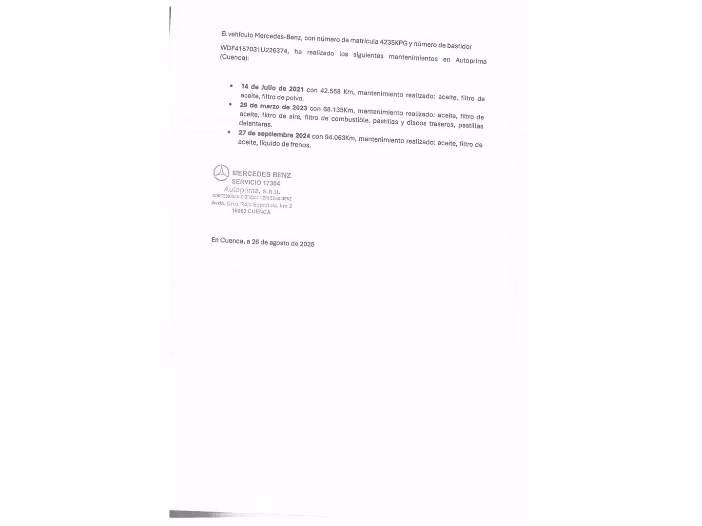Mantenimiento