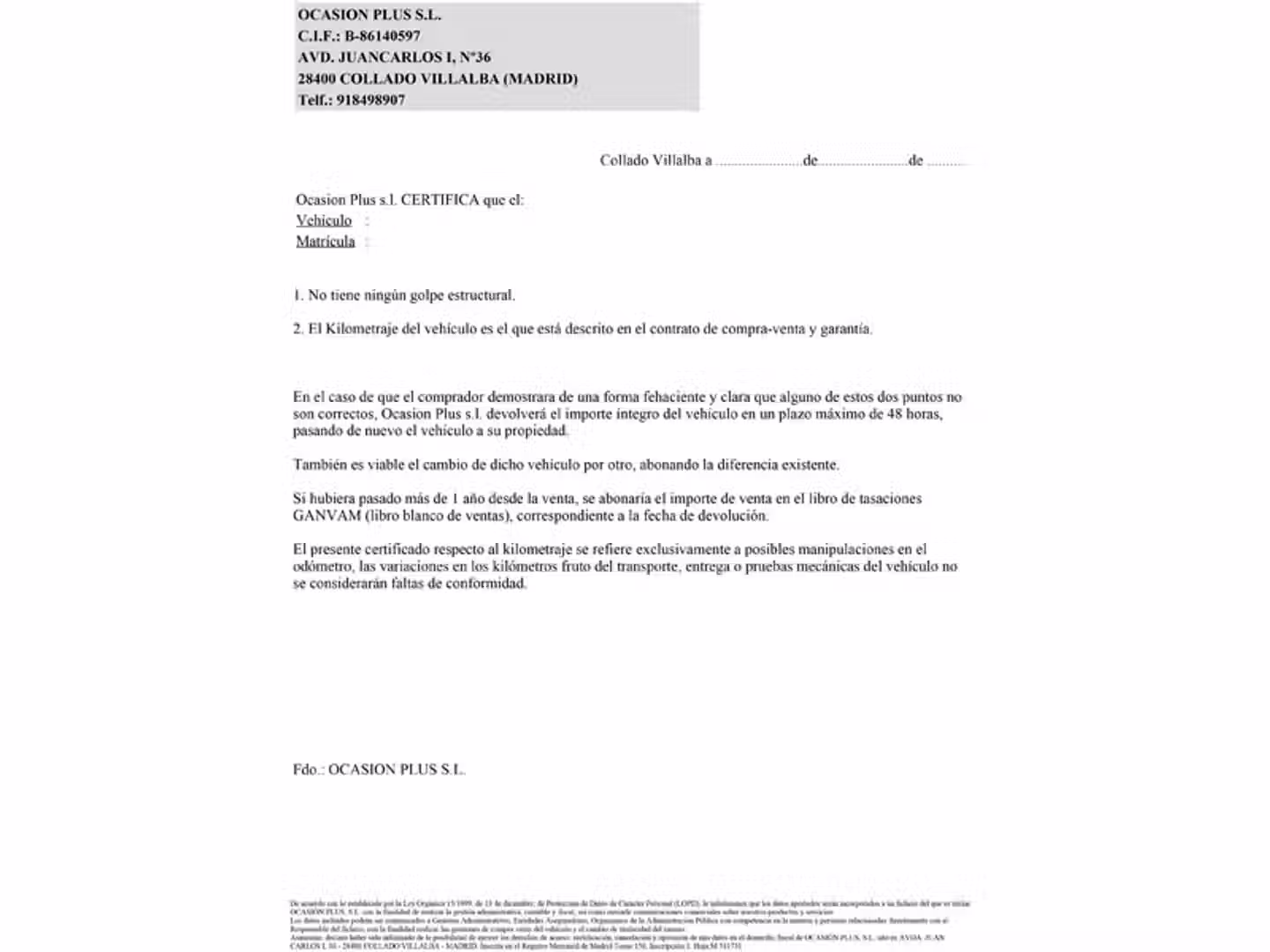 Certificado
