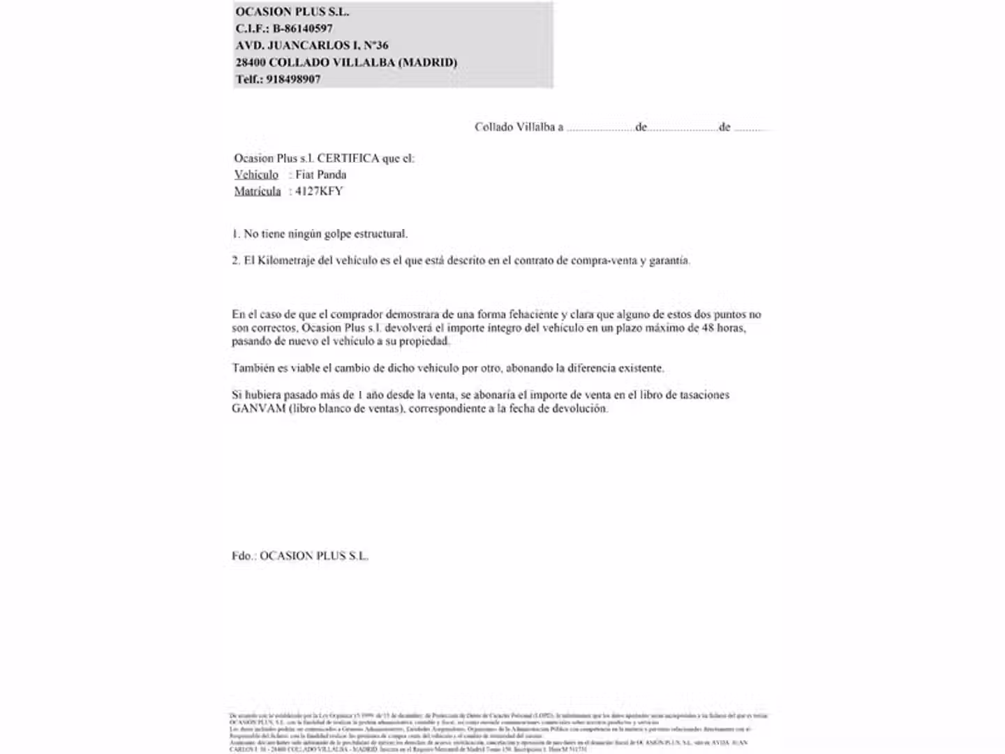 Certificado