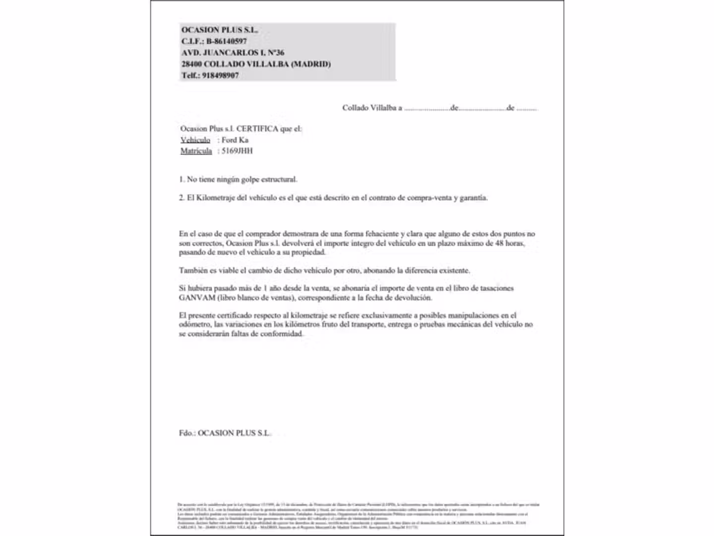 Certificado