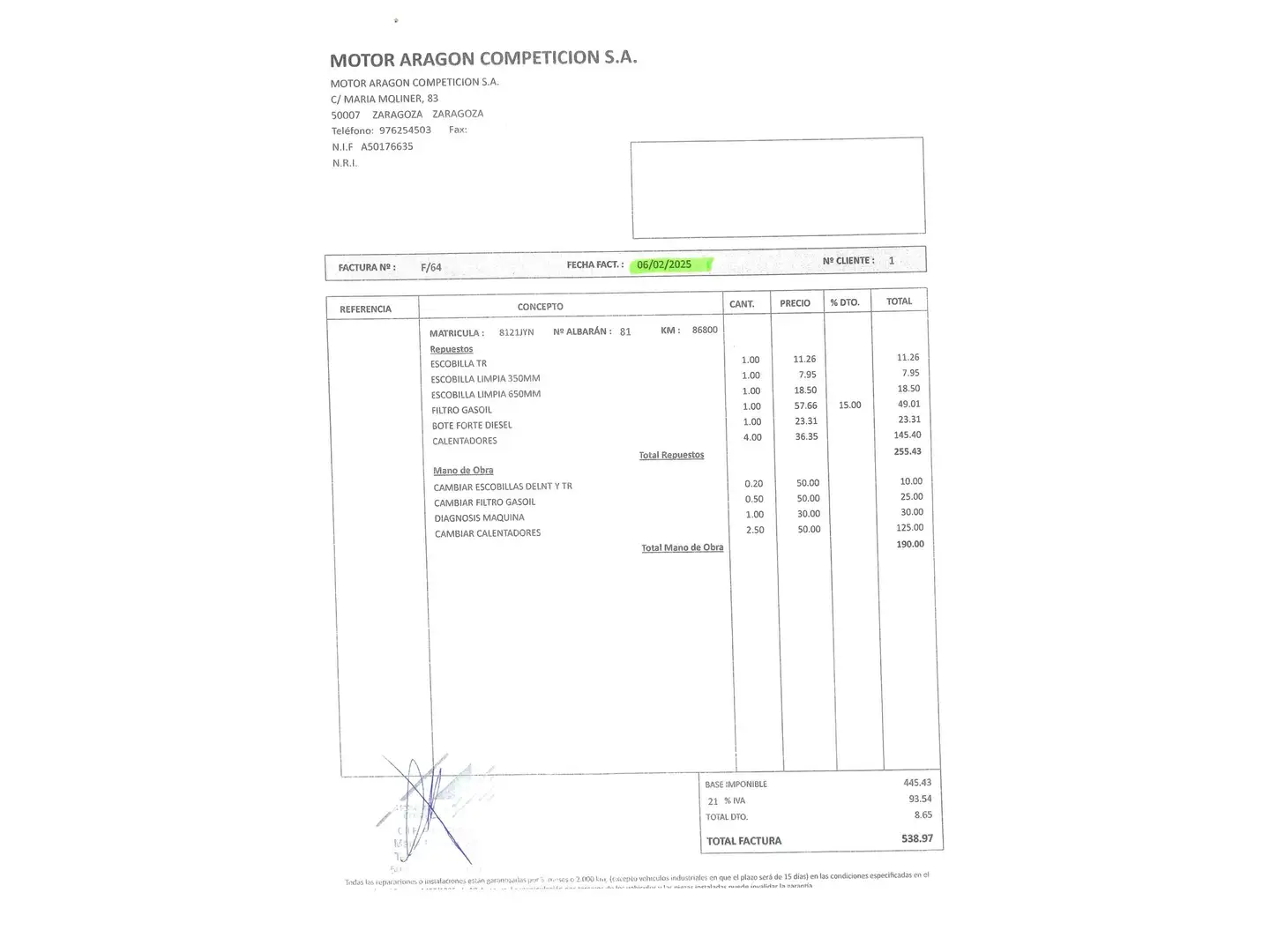 Mantenimiento