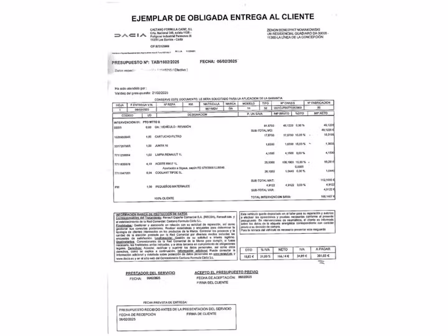 Mantenimiento