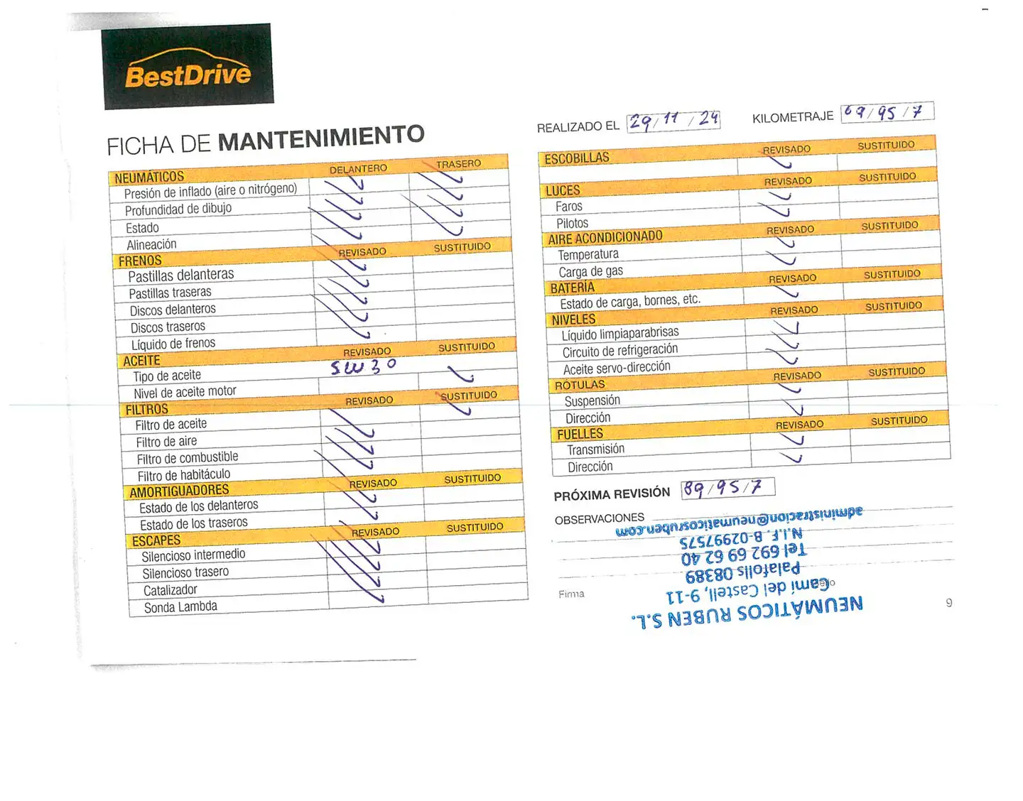 Mantenimiento