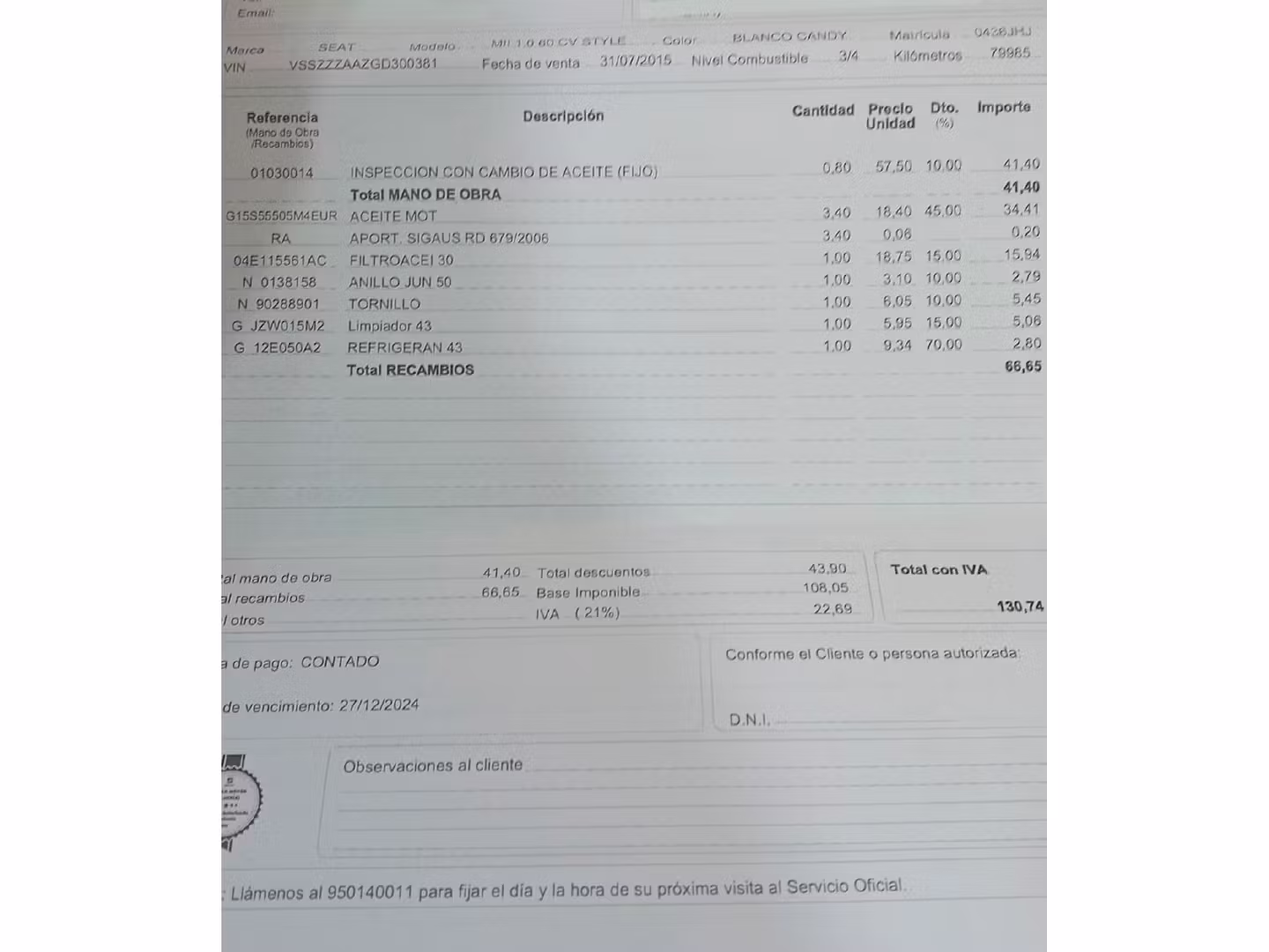 Mantenimiento