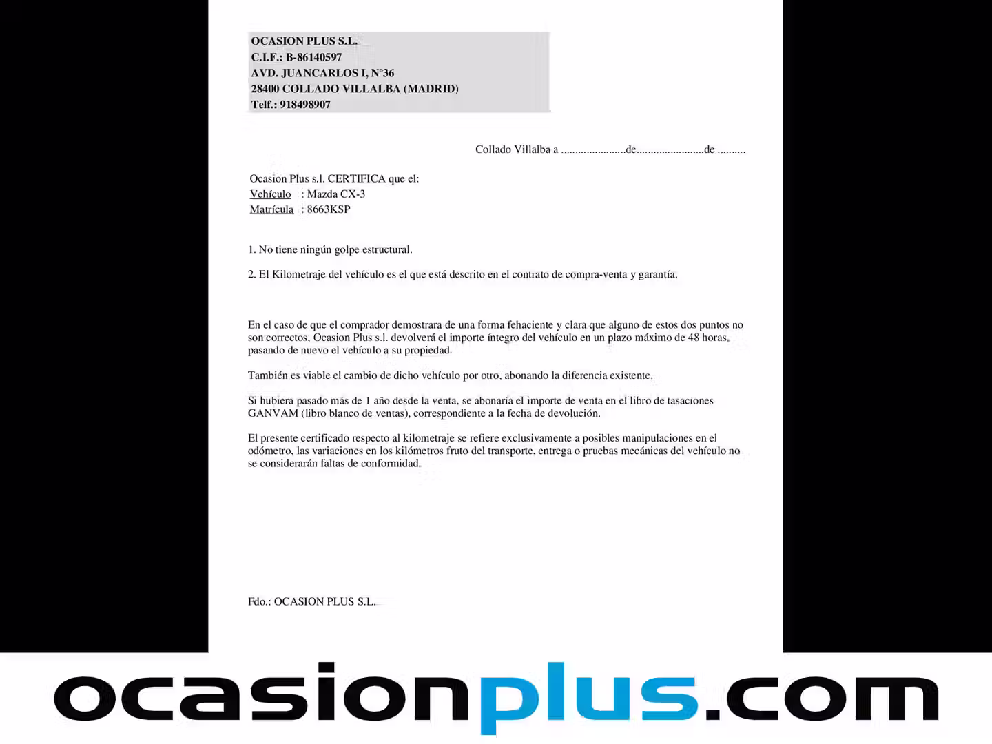 Certificado