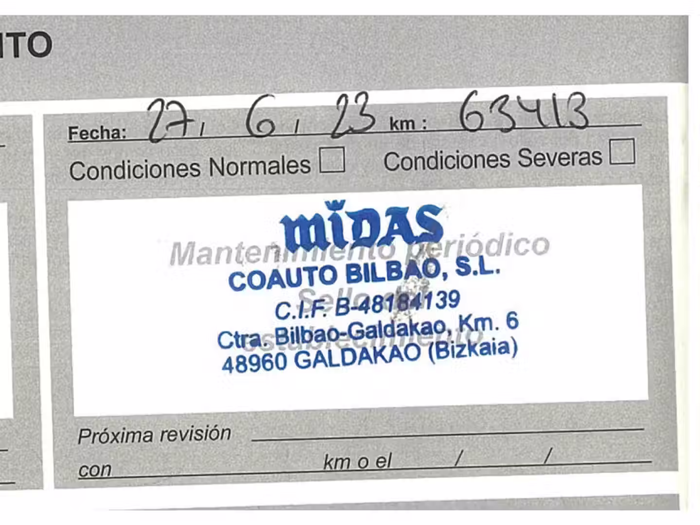 Mantenimiento