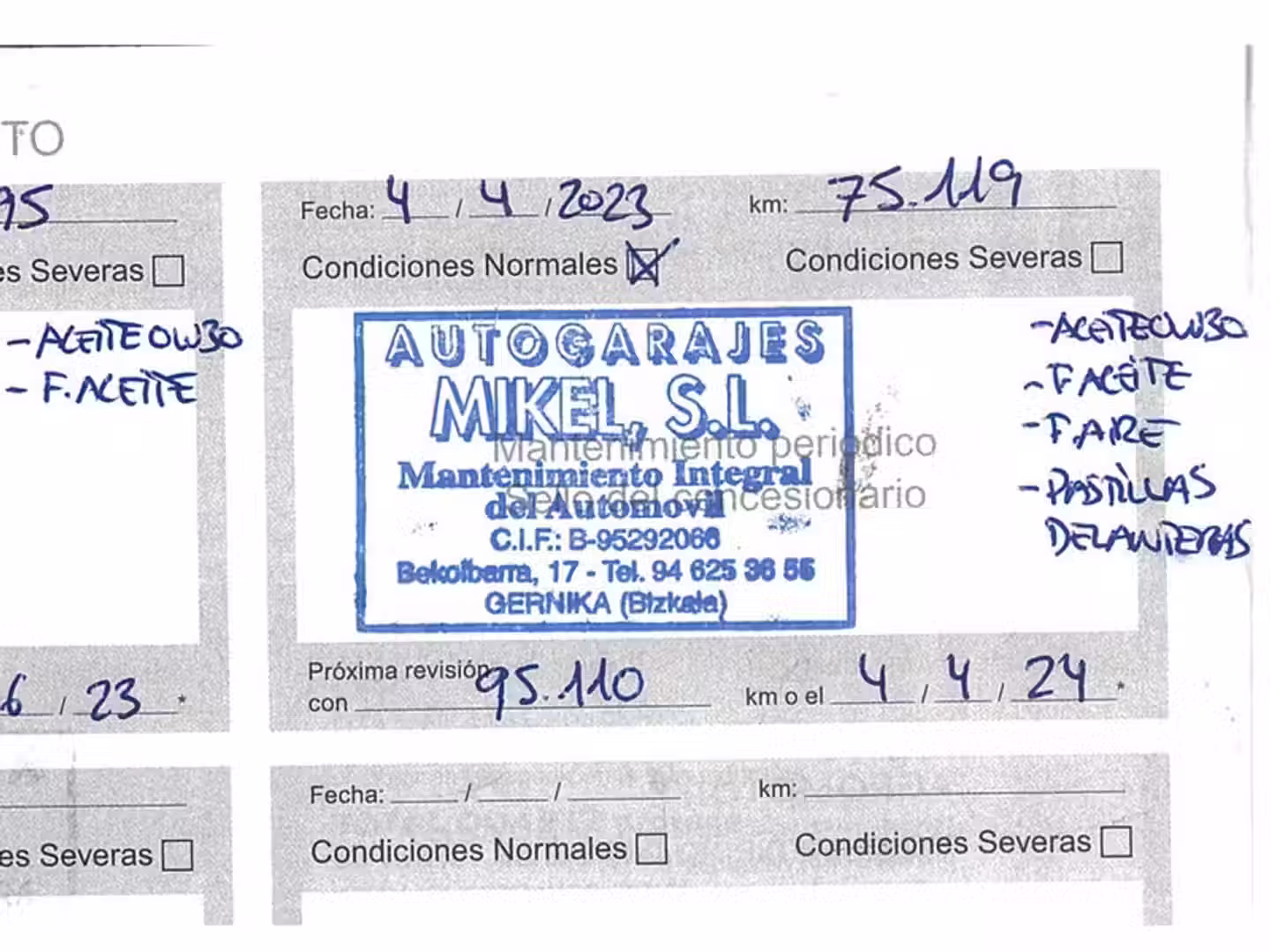 Mantenimiento