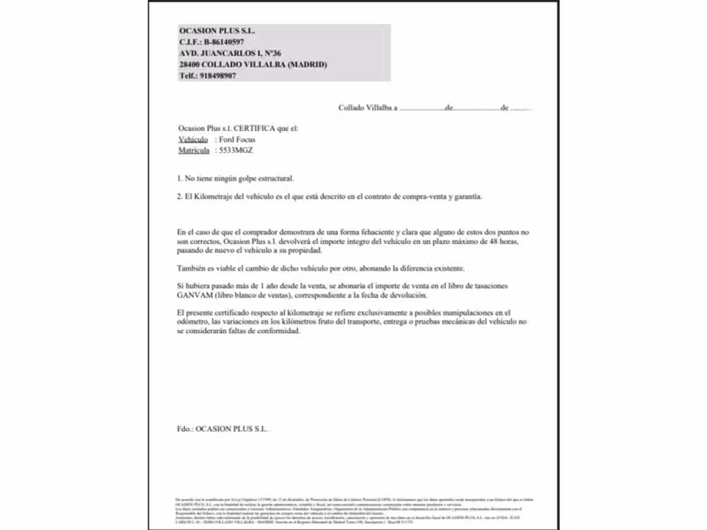 Certificado