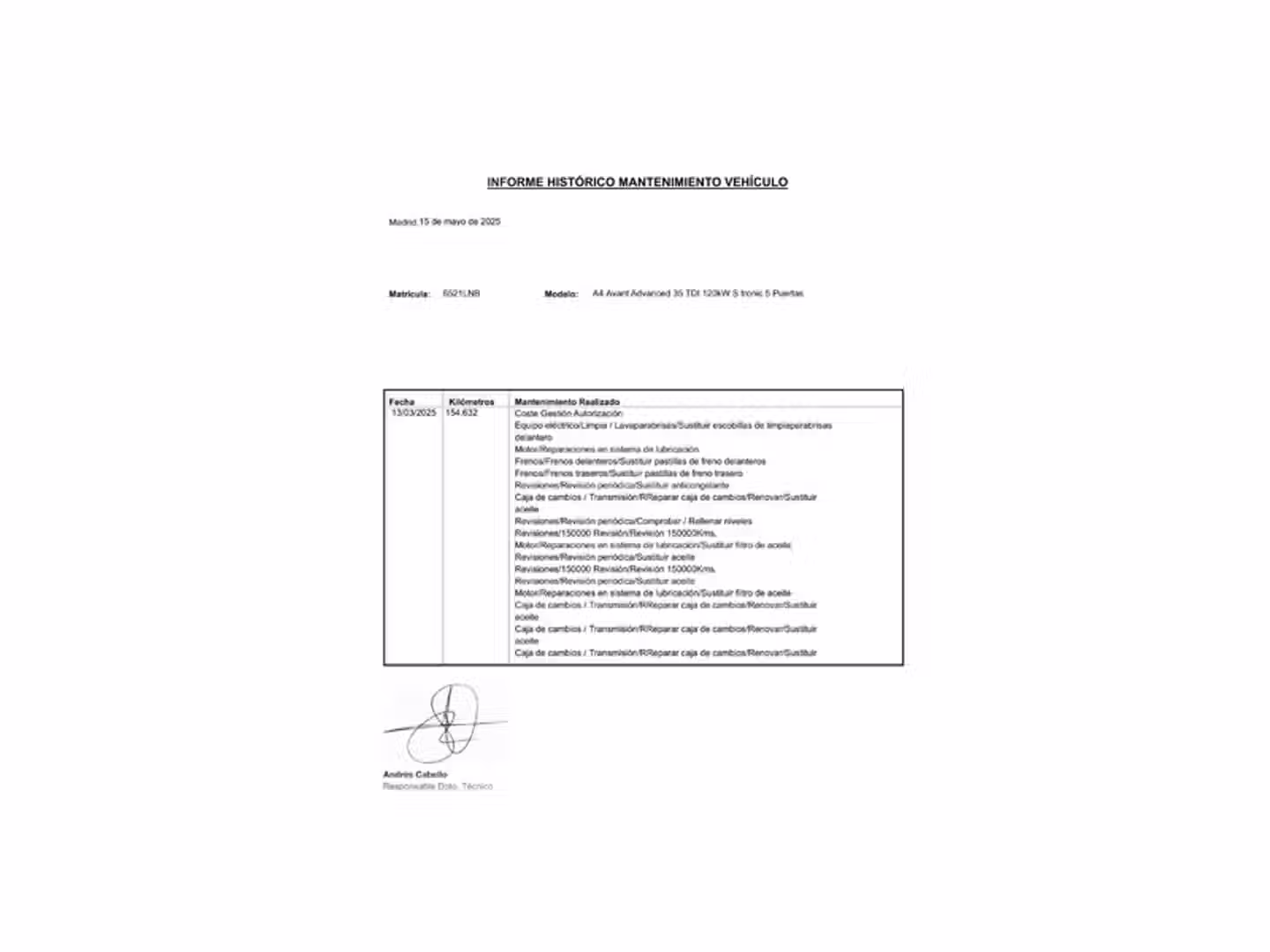 Mantenimiento