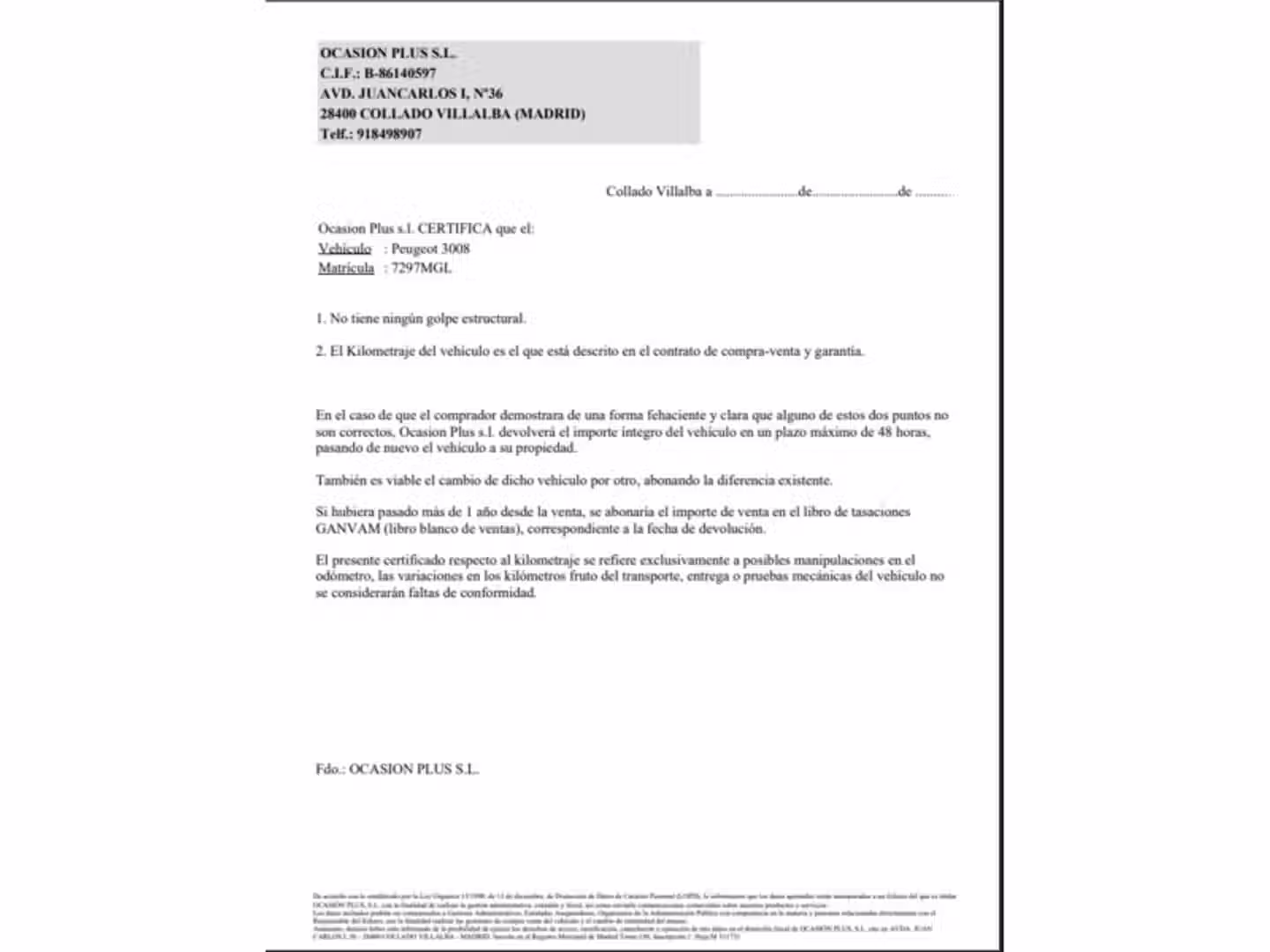 Certificado