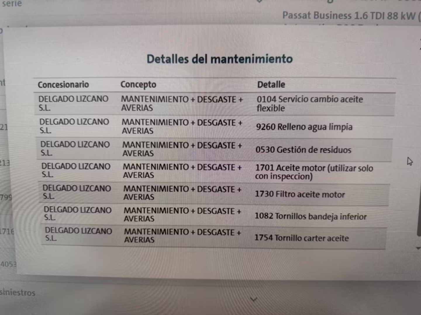 Mantenimiento
