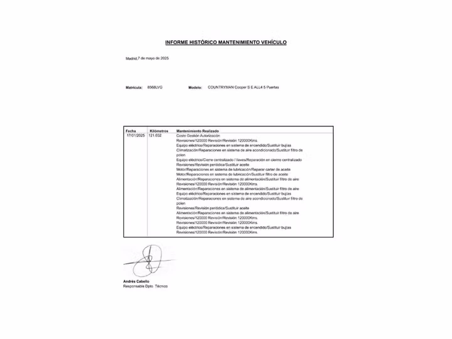 Mantenimiento