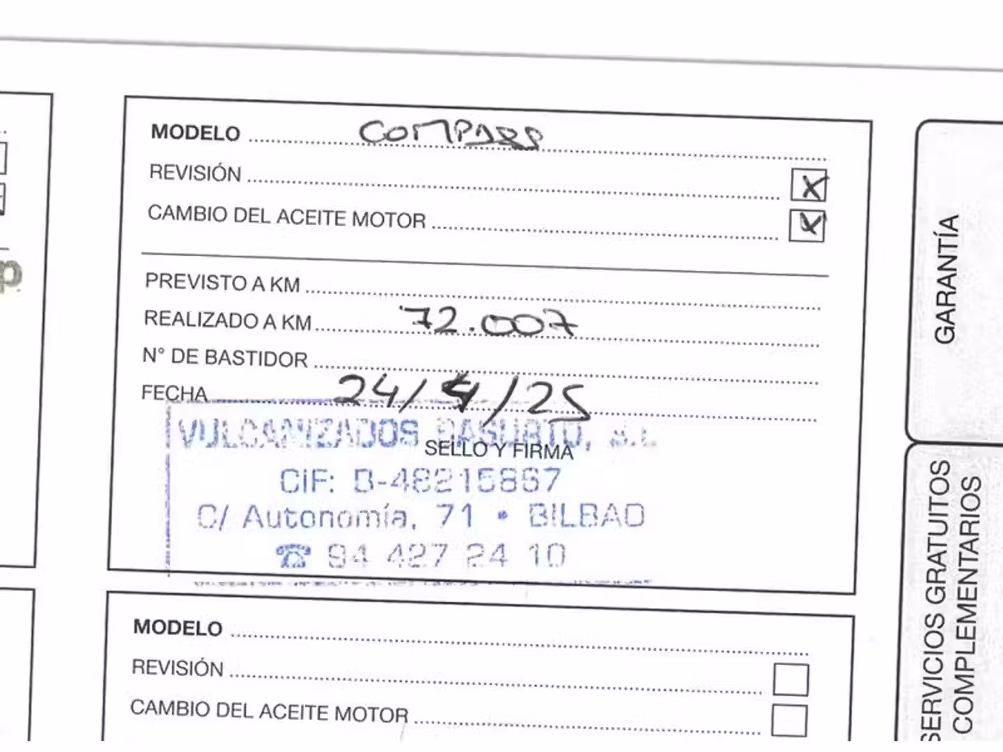 Mantenimiento