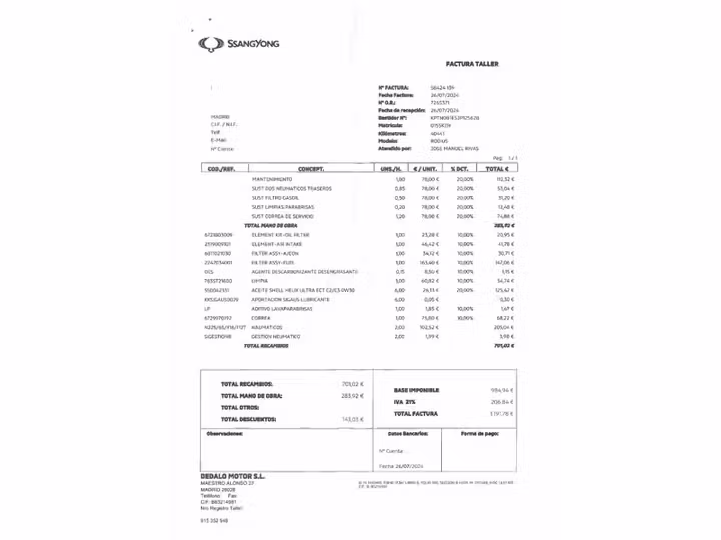 Mantenimiento