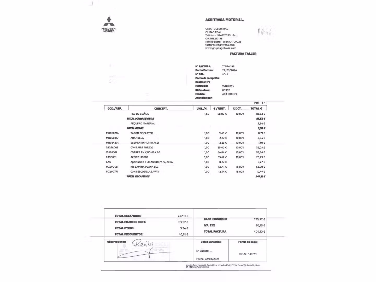 Mantenimiento