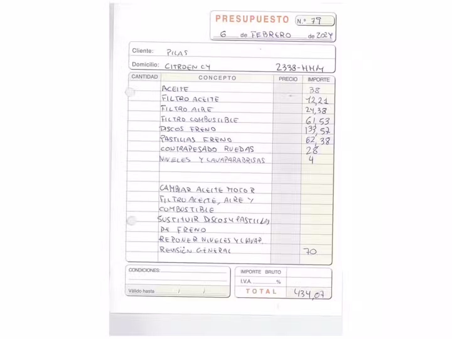 Mantenimiento