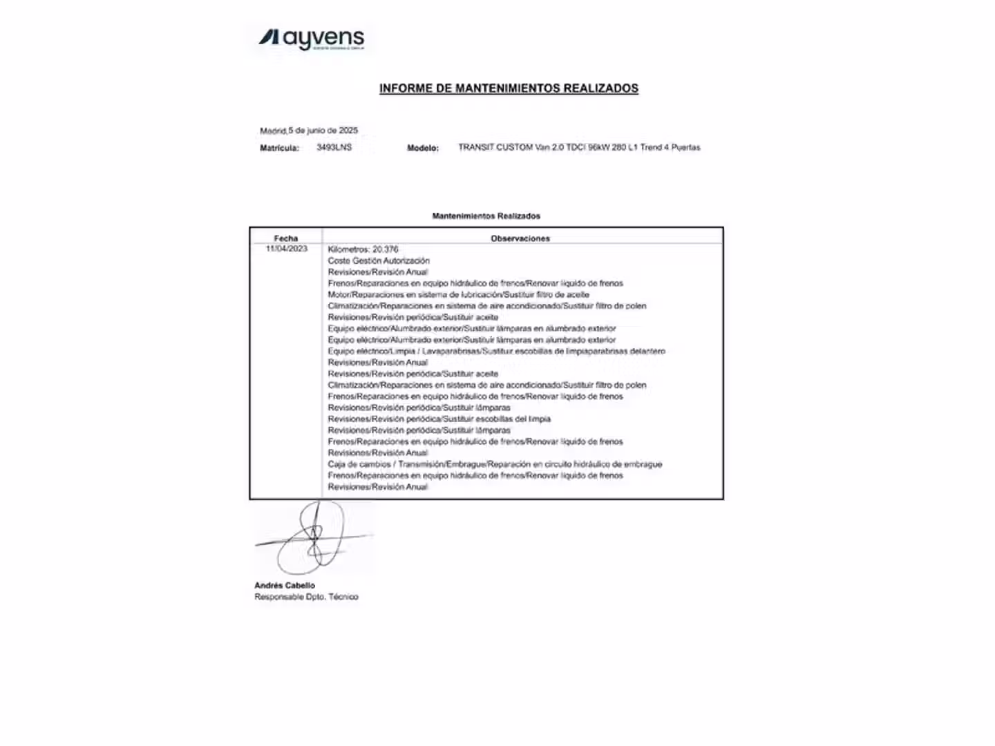 Mantenimiento