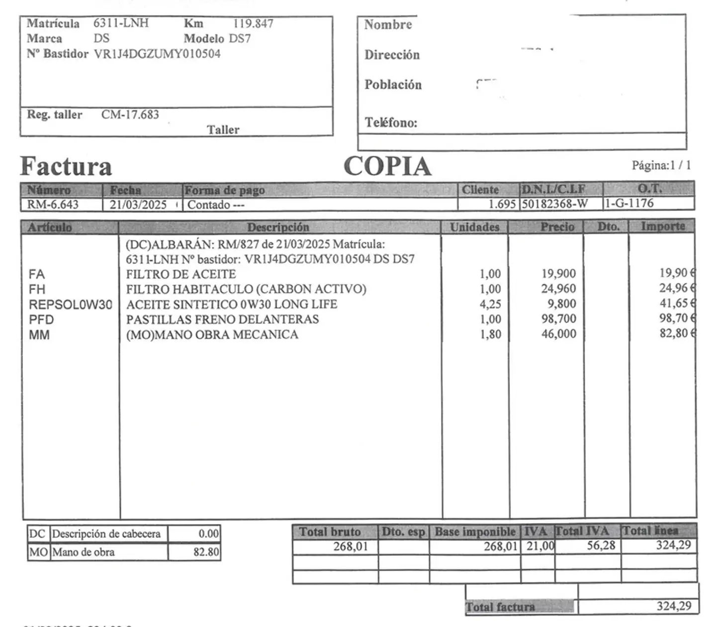 Mantenimiento