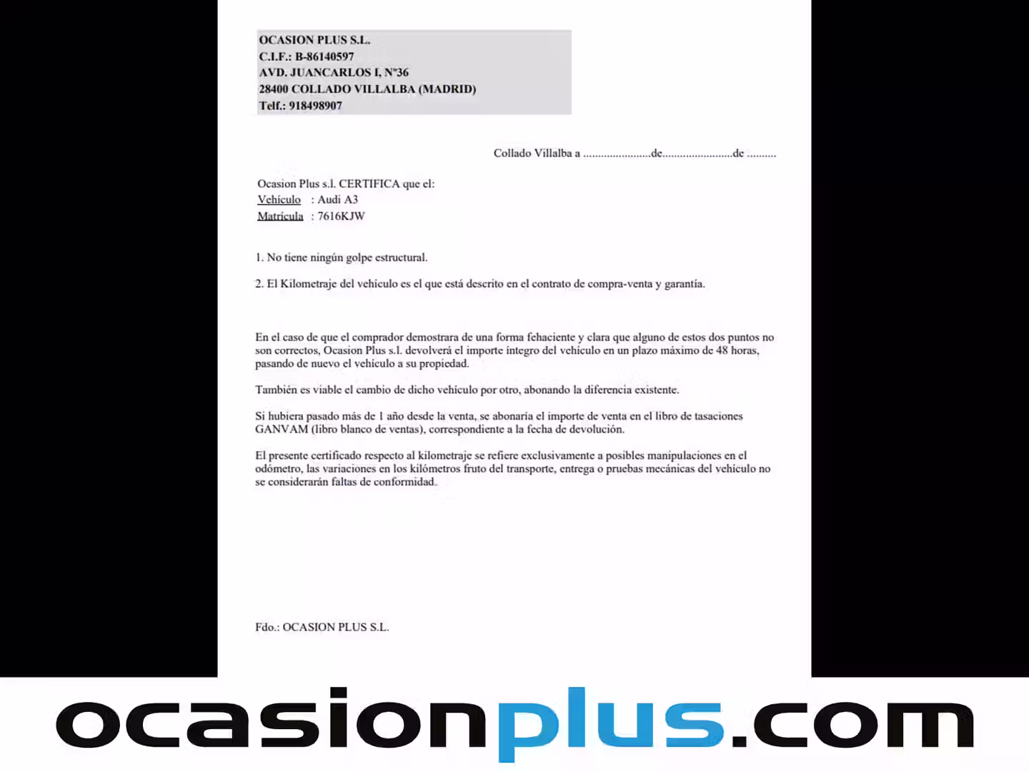 Certificado
