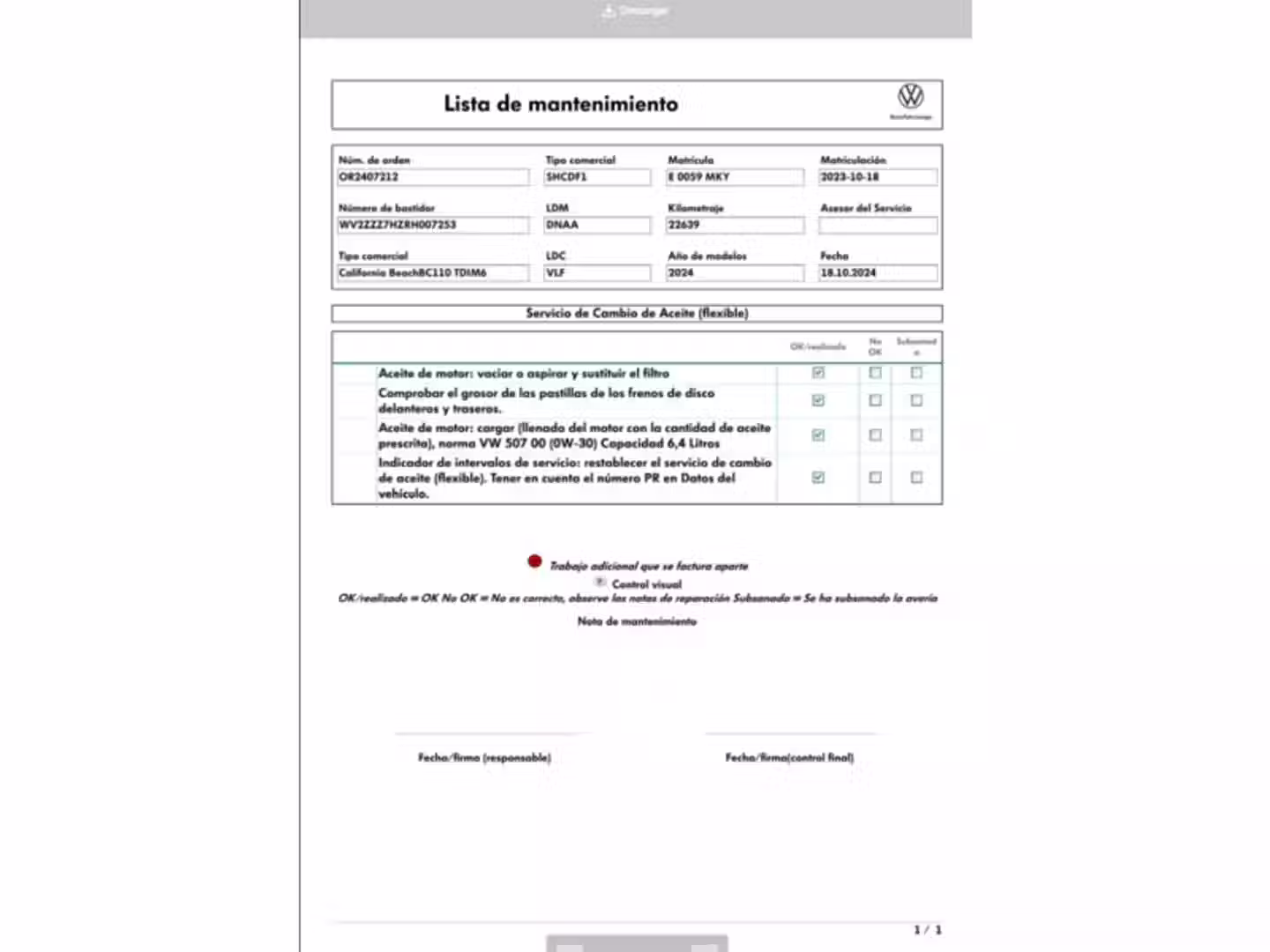 Mantenimiento